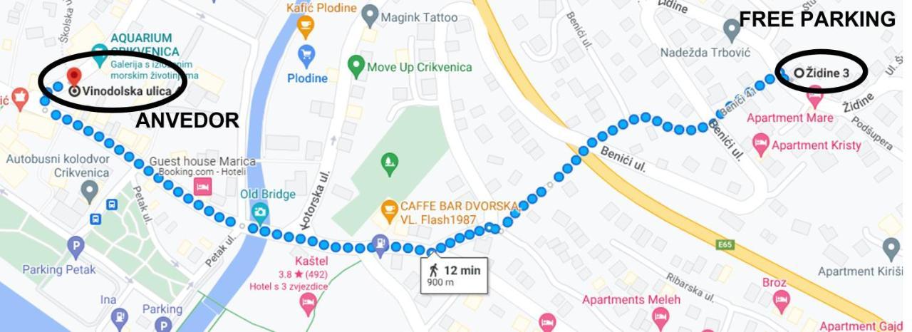 Appartamento Anvedor Crikvenica Esterno foto